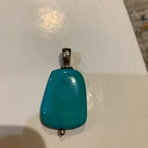 Turquoise Silver Pendant